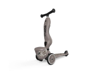 Scoot & Ride Highwaykick 1 Lifestyle Jeździk i hulajnoga 2w1 Brown Lines - 1109673 - zdjęcie 4